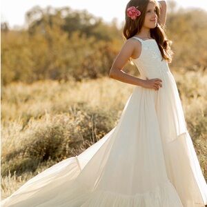 Joyfolie Maia Impact Ivory Tulle Dress